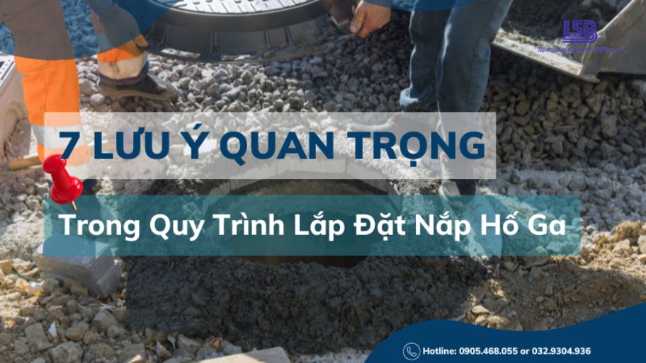 7 lưu ý quan trọng khi lắp đặt nắp hố ga