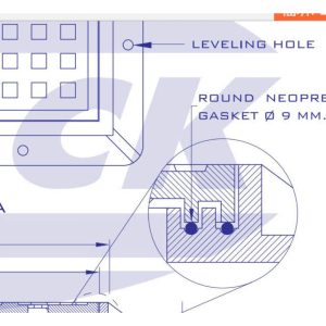 Bản vẽ chi tiết nắp hố ga Doublesil