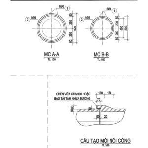 Bản vẽ cống tròn d300