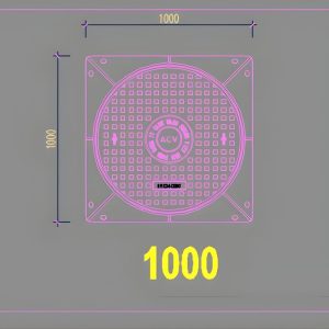 Bản vẽ nắp hố ga Doublesil LSB