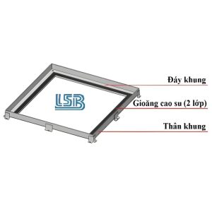 Bản vẽ nắp hố ga Inox