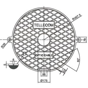 Bản vẽ nắp hố ga siêu tải trọng