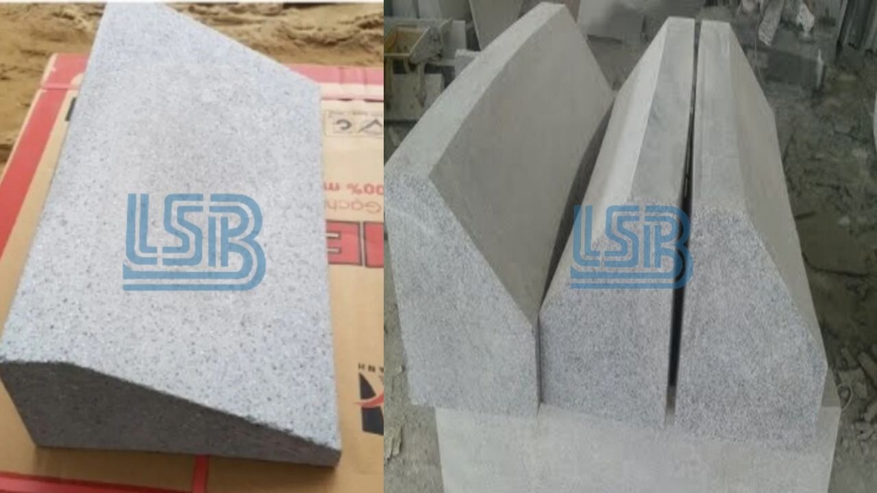 Bó vỉa bê tông dạng xiên