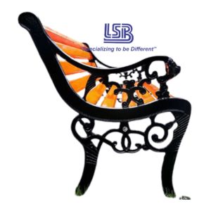 Ghế gang đúc có tựa phong cách châu Âu