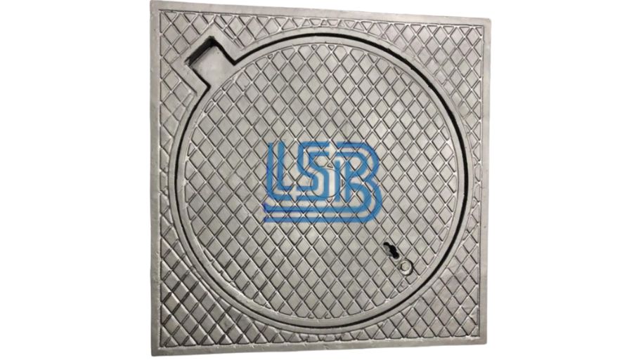 Hình minh họa nắp hố ga khung dương