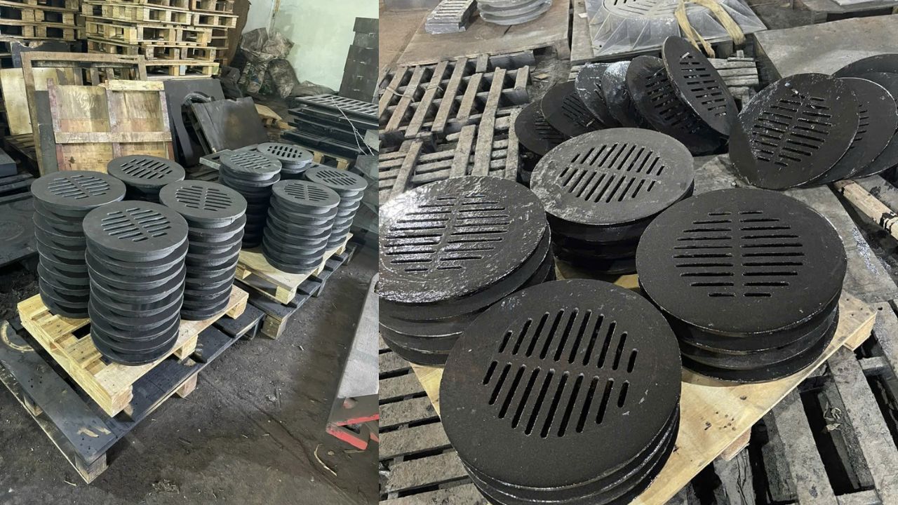 Nắp gang chuyên dụng thoát nước sân golf