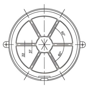 Hình minh họa nắp hố ga siêu tải trọng