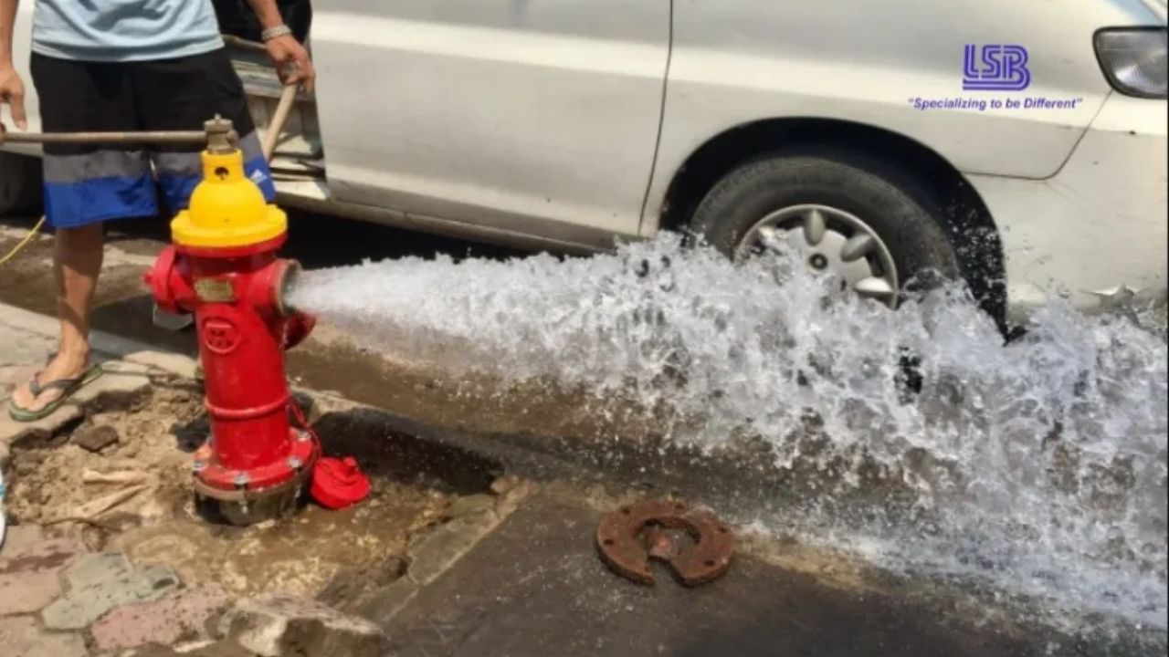 Hoạt động của trụ chữa cháy