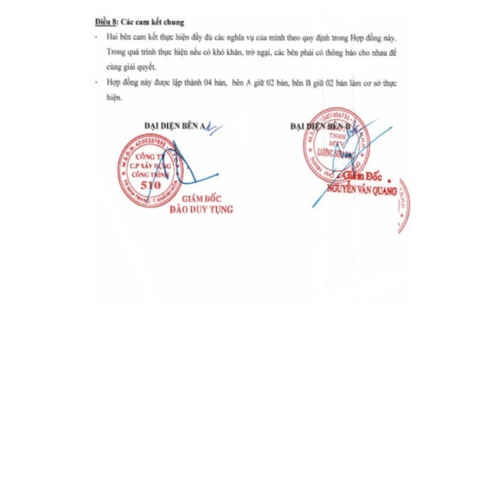 Hợp đồng công trình cầu vượt Nguyễn Văn Linh - LSB