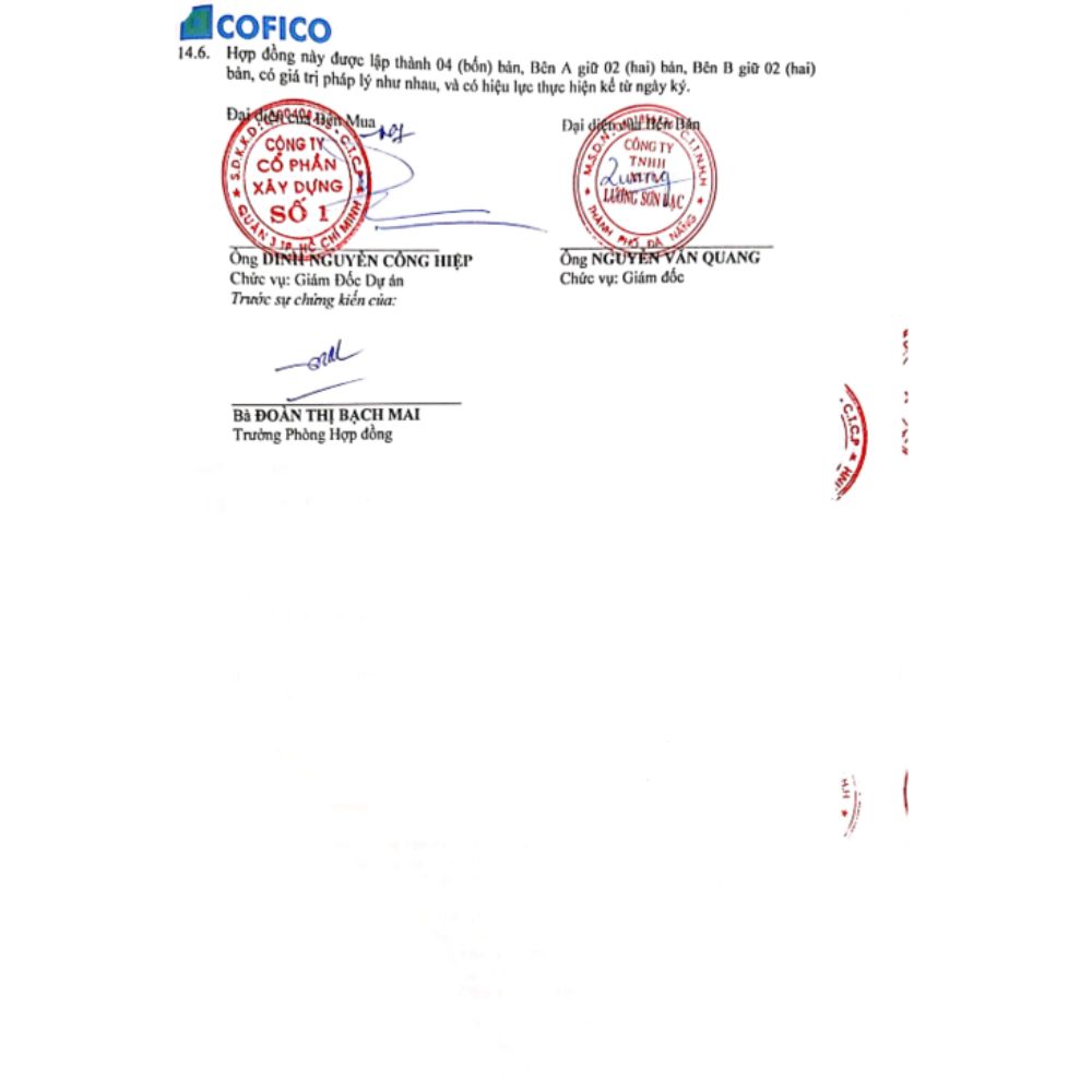 Hợp đồng dự án nhà máy tròng kính Hoya Lens 2 - LSB