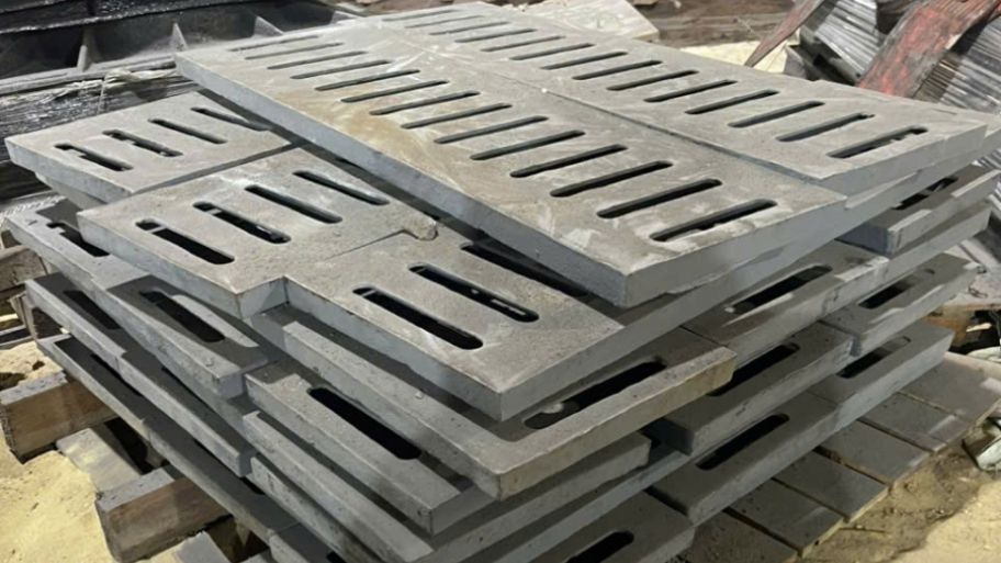 Lưới chắn rác gang đúc mô đun tại công trình