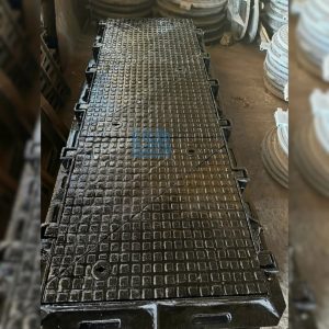 NẮP HỐ GA GANG BỂ CÁP ĐIỆN LỰC VIỄN THÔNG Nắp bể cáp gang 6 cánh đảm bảo độ cứng