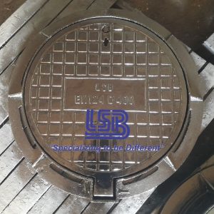 Nắp hố ga gang khung tròn nắp tròn Lương Sơn Bạc