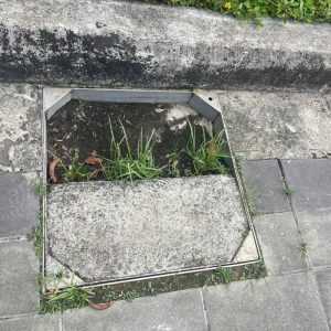 Nắp hố ga inox lát gạch