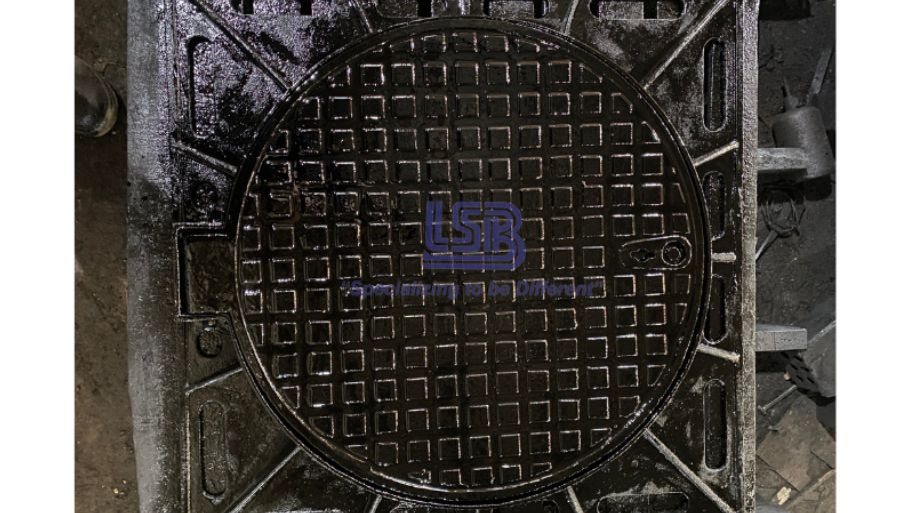 Nắp hố ga bằng gang cầu Lương Sơn Bạc