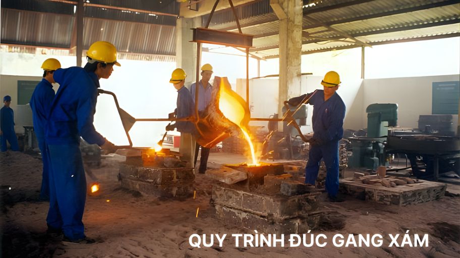 Quy trình đúc gang xám