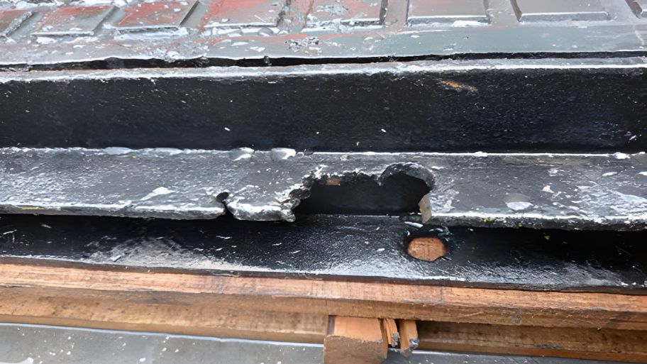 Sản phẩm đúc bị mẻ cạnh