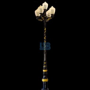 Trụ đèn gang nghệ thuật tinh xảo