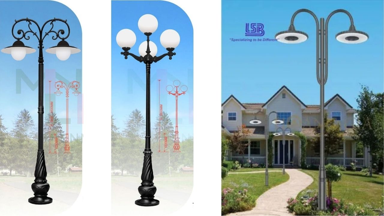 Trụ đèn nghệ thuật trang trí