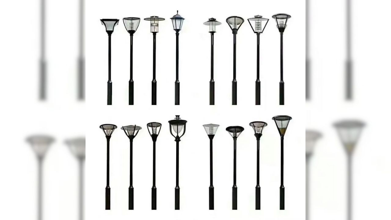 Trụ đèn gang đúc nghệ thuật sân vườn 1 bóng