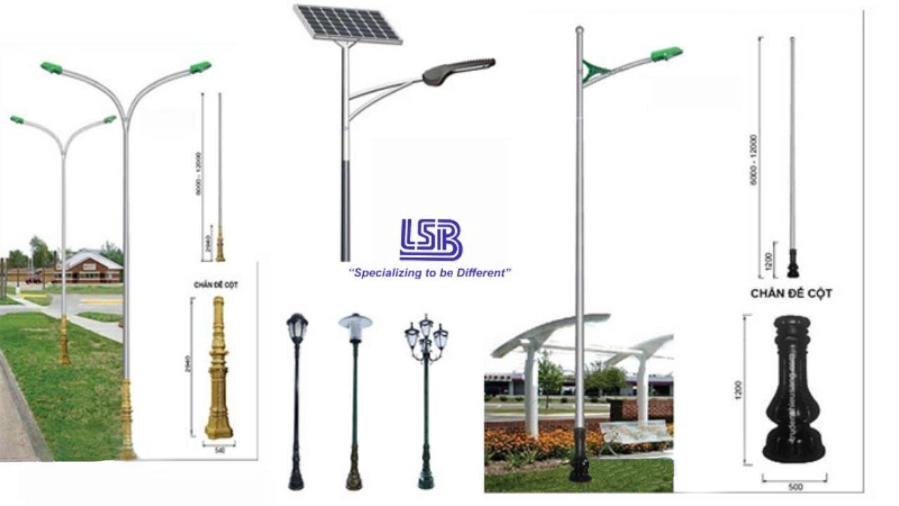 Trụ đèn, trụ đèn chiếu sáng