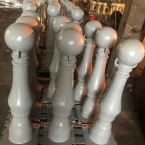 Trụ lan can gang đúc Lương Sơn Bạc