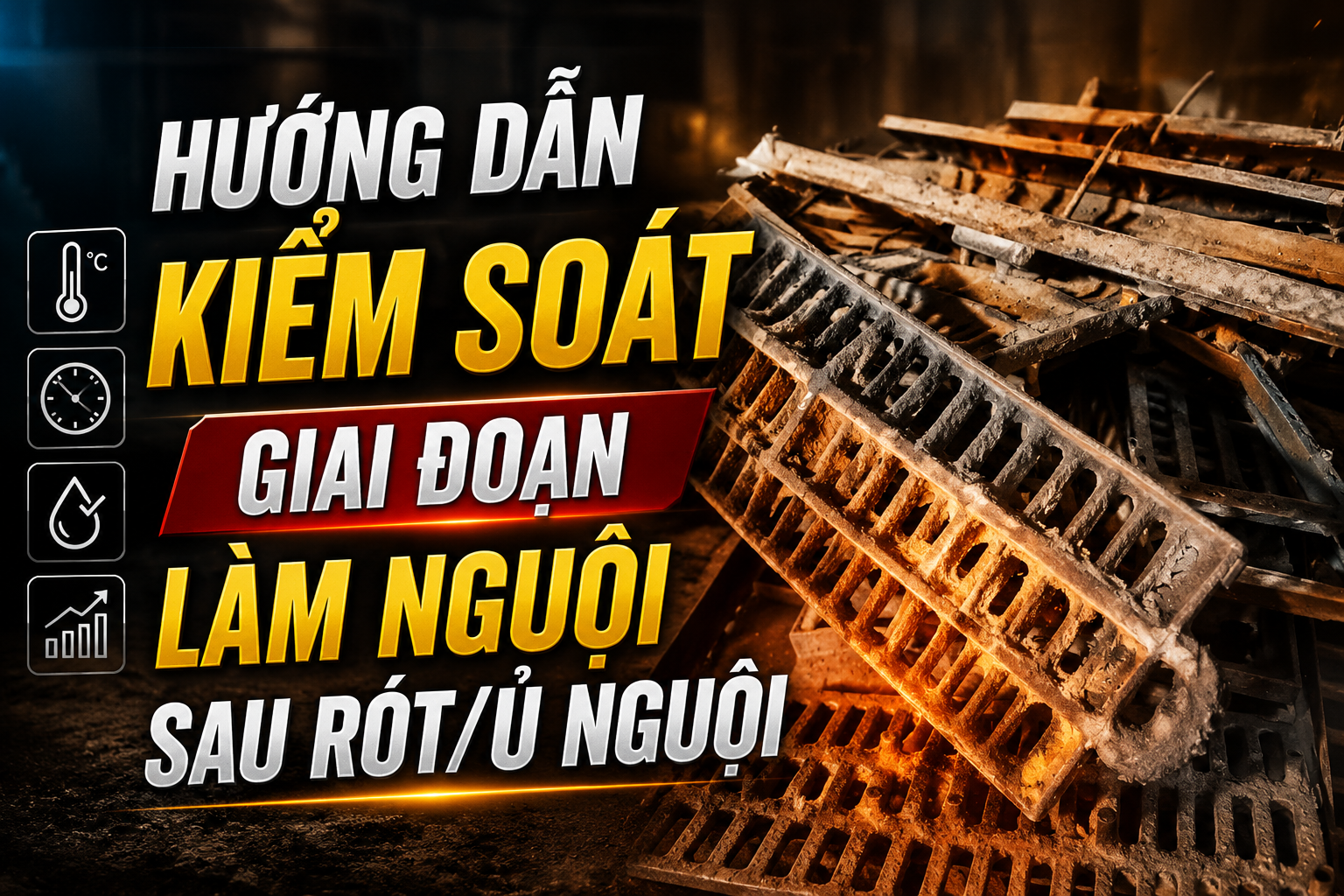 Hướng dẫn kiểm soát giai đoạn làm nguội sau rót/ủ nguội