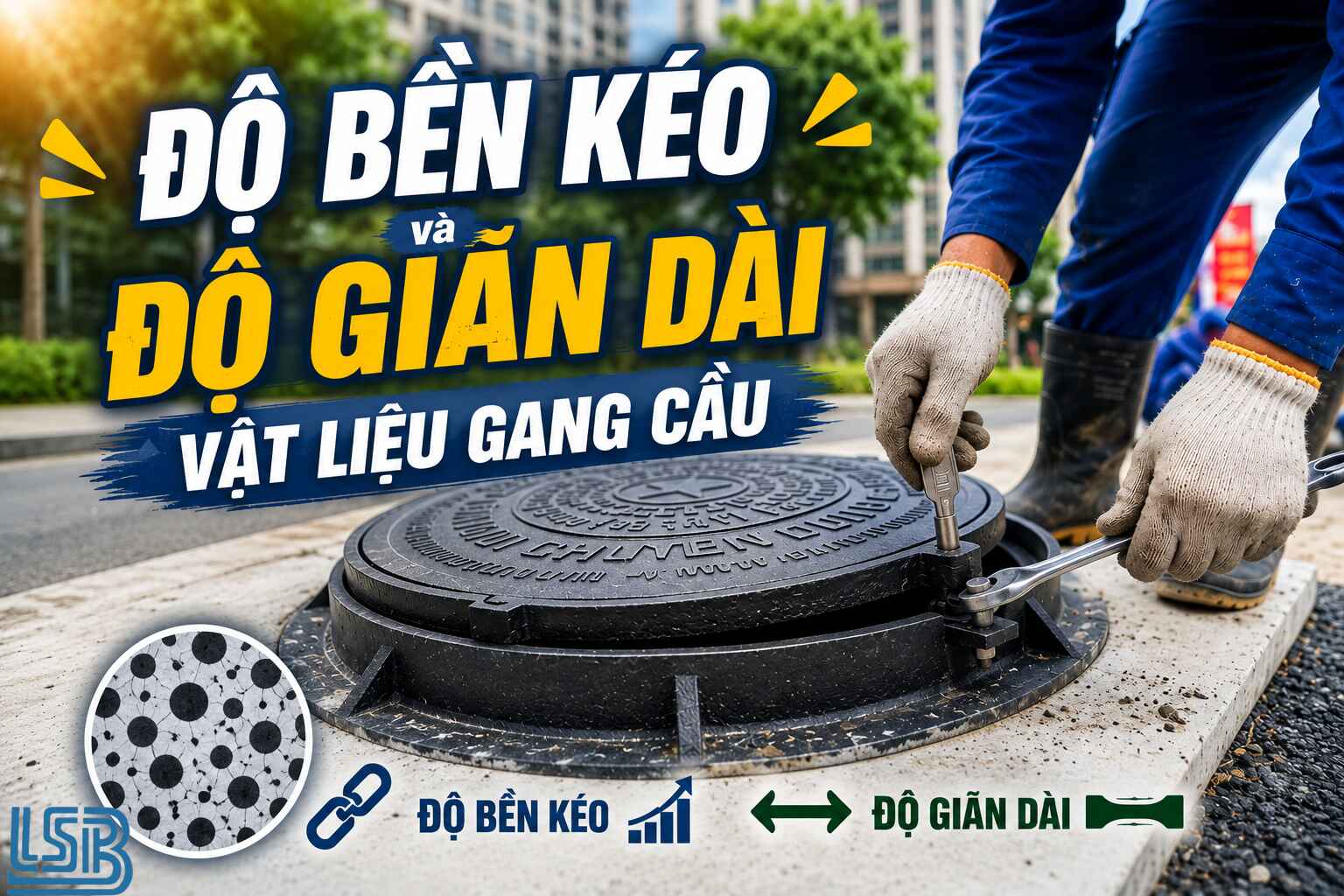 Độ bền kéo và độ giãn dài vật liệu gang cầu có ý nghĩa trong thực tế như thế nào?