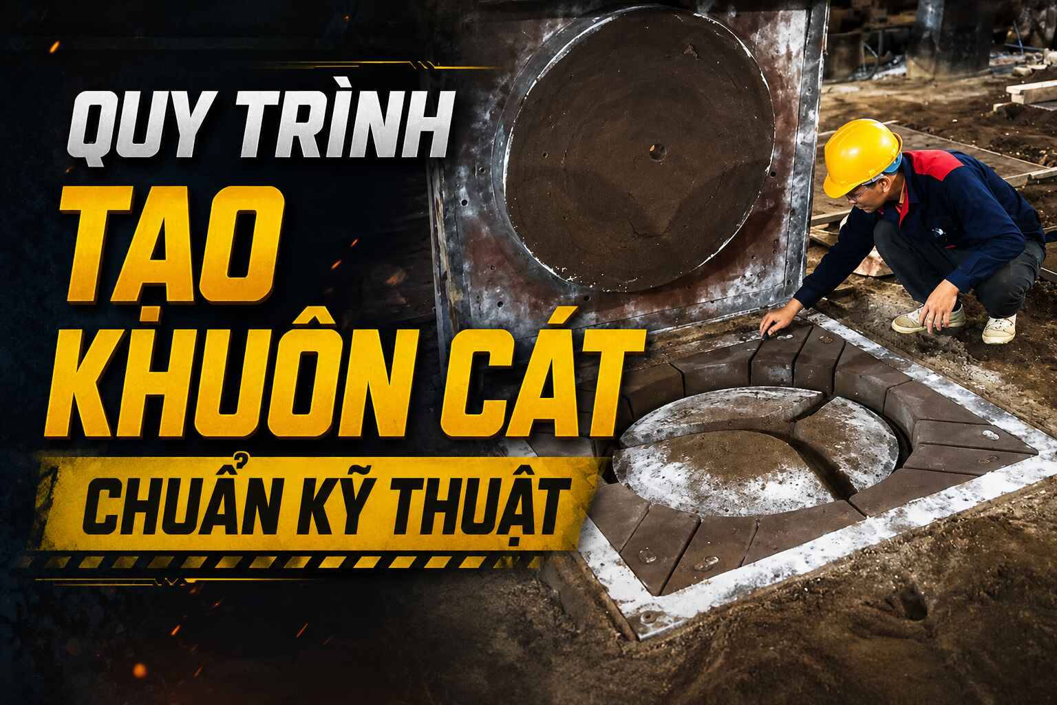 Quy trình tạo khuôn cát