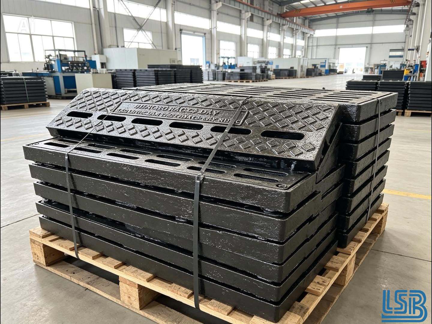 Lô bó vỉa gang cầu cao cấp sẵn sàng giao cho dự án