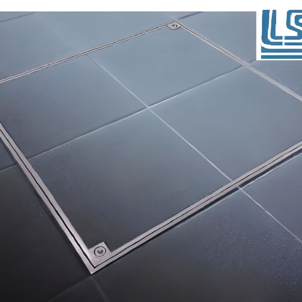 TOP 5 TIÊU CHÍ CHỌN MUA NẮP HỐ GA CHẤT LƯỢNG CHO KHU ĐÔ THỊ Nắp hố ga inox âm sàn lát gạch mang lại tính thẩm mỹ cao