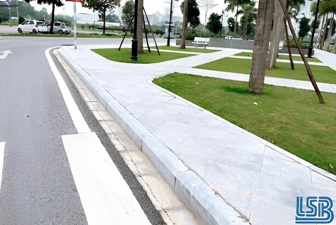 Kích thước bó vỉa bê tông tiêu chuẩn thường dùng trong công trình Bó vỉa bê tông tạo lối đi dạo một cách an toàn